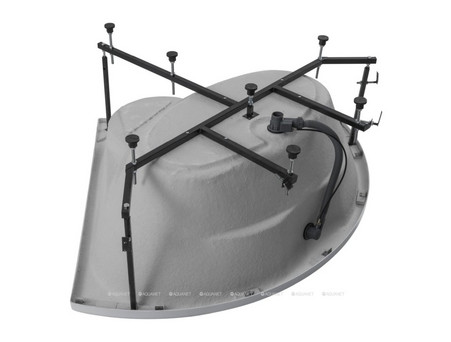 Акриловая Ванна «Aquanet» Vitoria 130x130, с Каркасом (00205371)