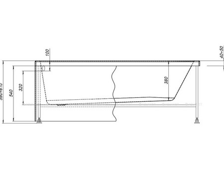 Каркас Сварной для Акриловой Ванны «Aquanet» Light 160x70 (00242149)