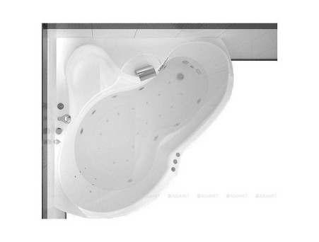 Карниз для Ванны «Aquanet» Bellona Полукруглый 165х165 (00152669)