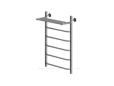 Полотенцесушитель Водяной «Aquanet» Fiona, с Полкой 800x500, Хром (00266741)