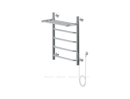 Полотенцесушитель Электрический «Aquanet» Fiona 60х50 ТЭН Справа, с Полкой (00281998)