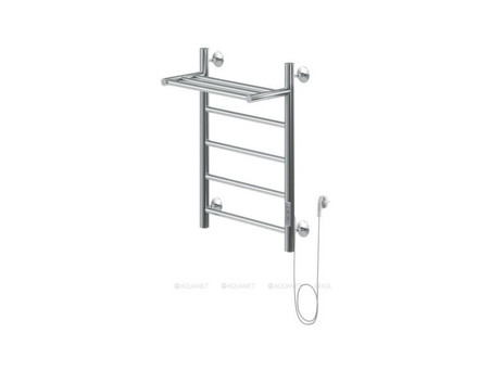 Полотенцесушитель Электрический «Aquanet» Mauro 60х40 ТЭН Справа , с Полкой (00282005)