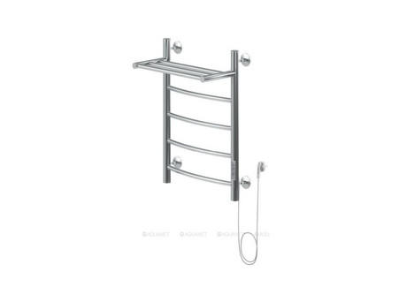Полотенцесушитель Электрический «Aquanet» Romeo 60х40 ТЭН Справа, с Полкой (00281989)