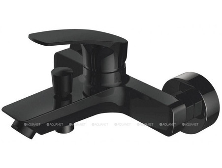 Смеситель для Ванны «Aquanet» Static Black с Душем (AF330-20B)