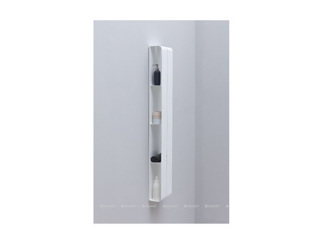 Полка «Aquanet» Магнум 20x130 Белая Матовая, Вертикальная (00302240)