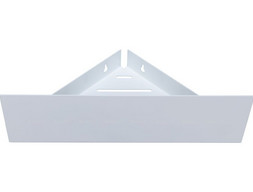 Полка «Aquanet» Магнум 28x28 Белая Матовая, Угловая (00302237)