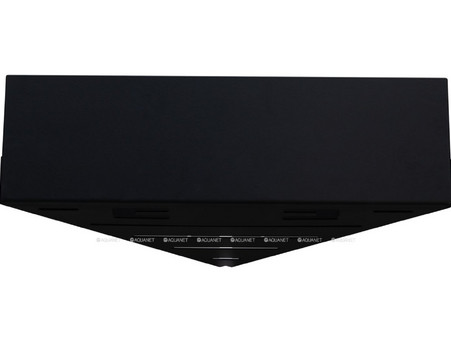 Полка «Aquanet» Магнум 28x28 Черная Матовая, Угловая (00302225)