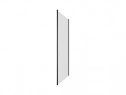 Боковая Стенка «Aquanet» Pleasure Evo 80 AE65-F80-BT, Черный Профиль, Прозрачное Стекло (00312547)