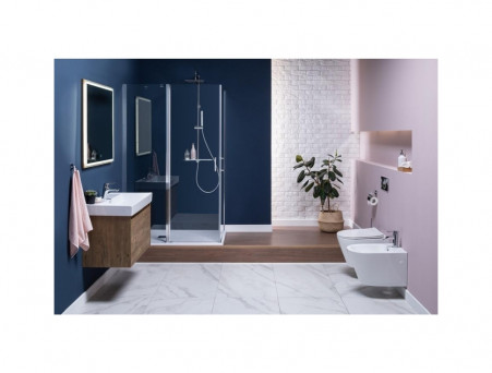 Душевая Дверь «Aquanet» Cinetic 80 AE12-N-80H190U-CT, Прозрачное Стекло (00243619)