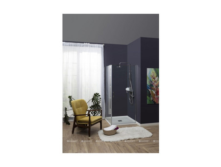 Душевая Дверь «Aquanet» Cinetic 90 AE12-N-90H190U-CT, Прозрачное Стекло (00243620)