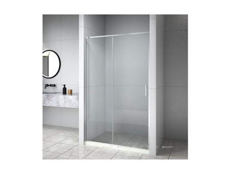 Душевая Дверь «Aquanet» Pleasure Evo 100 AE65-N100-CT, Хром Профиль, Прозрачное Стекло (00312532)