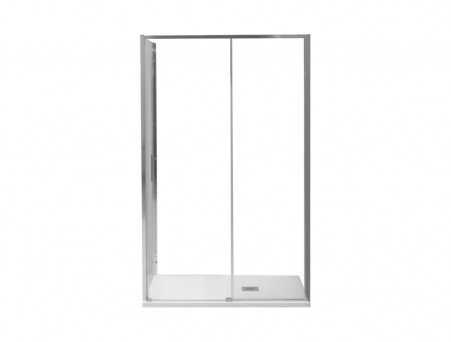 Душевая Дверь «Aquanet» Pleasure Evo 120 AE65-N120-CT, Хром Профиль, Прозрачное Стекло (00312536)