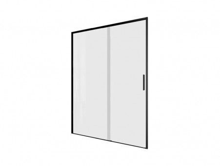 Душевая Дверь «Aquanet» Pleasure Evo 140 AE65-N140-BT, Черный Профиль, Прозрачное Стекло (00312541)