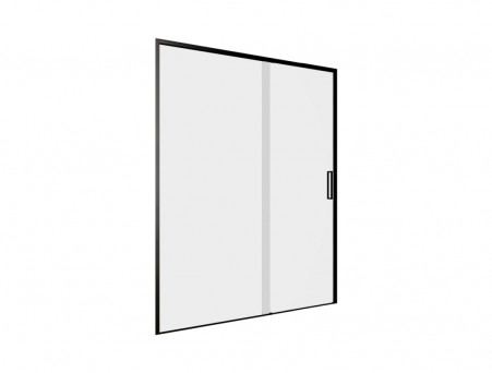 Душевая Дверь «Aquanet» Pleasure Evo 140 AE65-N140-BT, Черный Профиль, Прозрачное Стекло (00312541)