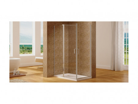 Душевой Уголок «Aquanet» Cinetic 120x90 AE12-N-120H190U-CT + AE12-N-90H190U-CT, Прозрачное Стекло (00254238)