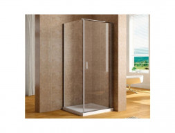 Душевой Уголок «Aquanet» Cinetic 90x80 AE12-N-90H190U-CT + AE12-F-80H190U-CT, Прозрачное Стекло (00254233)