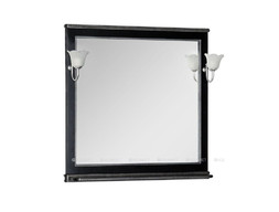 Зеркало «Aquanet» Валенса 100 Черный Краколет, Серебро (00180297)