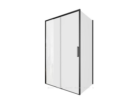 Душевой Уголок «Aquanet» Pleasure Evo 120x80 AE65-120x80-BT, Черный Профиль, Прозрачное Стекло (00324134)