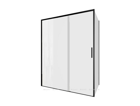Душевой Уголок «Aquanet» Pleasure Evo 150x80 AE65-150x80-BT, Черный Профиль, Прозрачное Стекло (00324141)