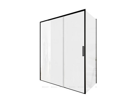 Душевой Уголок «Aquanet» Pleasure Evo 160x90 AE65-160x90-BT, Черный Профиль, Прозрачное Стекло (00324144)