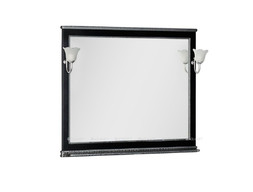 Зеркало «Aquanet» Валенса 110 Черный Краколет, Серебро (00180296)