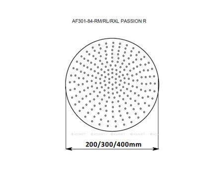 Верхний Душ «Aquanet» Passion AF301-84-RM (00242978)