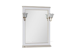 Зеркало «Aquanet» Валенса 70 Белый Краколет, Золото (00182649)