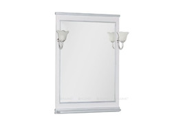 Зеркало «Aquanet» Валенса 70 Белый Краколет, Серебро (00180142)