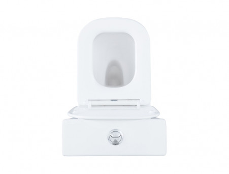 Унитаз Напольный «Aquanet» Fine Rimless Fine-C Soft Close (FINE-C)