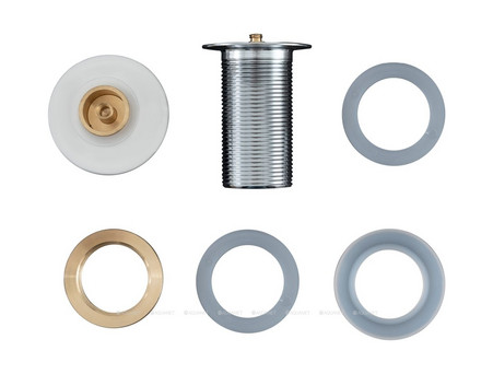 Донный Клапан «Aquanet» Белый Матовый (00330951)