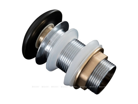 Донный Клапан «Aquanet» Черный Матовый (00330953)