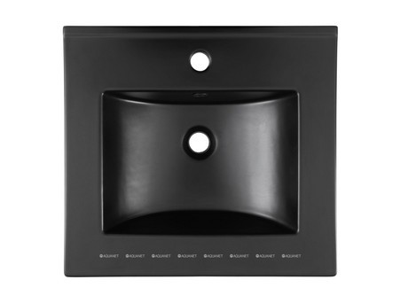 Раковина «Aquanet» Flat 50 Черная Матовая (00329252)