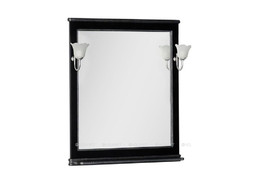 Зеркало «Aquanet» Валенса 80 Черный Краколет, Серебро (00180299)