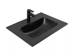 Раковина «Aquanet» Flat 60 Черная Матовая (00329253)