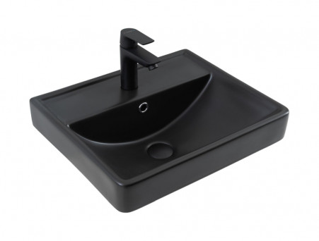 Раковина «Aquanet» Ирис 50 Черная Матовая (00329246)