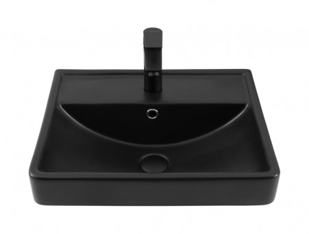 Раковина «Aquanet» Ирис 50 Черная Матовая (00329246)
