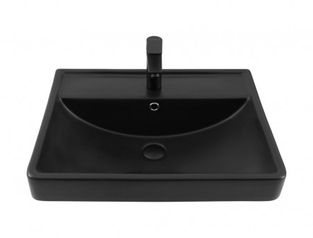 Раковина «Aquanet» Ирис 60 Черная Матовая (00329247)