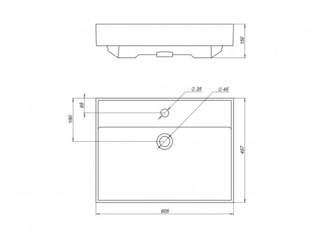 Раковина «Aquanet» Латина 60 (00242905)
