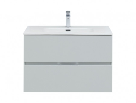 Тумба с Раковиной «Aquanet» Алвита New 80, 2 Ящика, Серый (00277516)