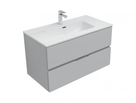 Тумба с Раковиной «Aquanet» Алвита New, Серый (00303922)