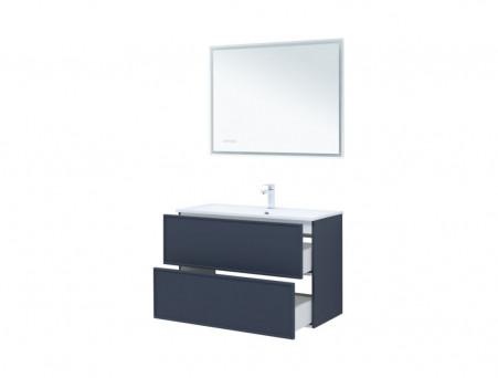 Тумба с Раковиной «Aquanet» Арт 100, Маренго (00313267)