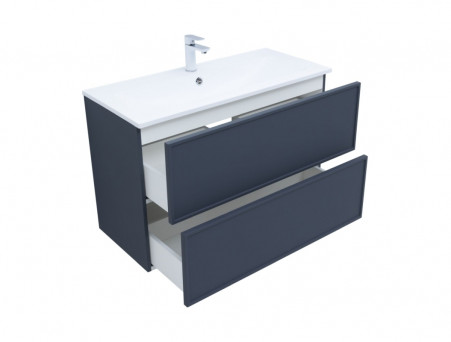 Тумба с Раковиной «Aquanet» Арт 100, Маренго (00313267)