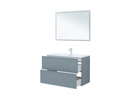 Тумба с Раковиной «Aquanet» Арт 100, Мисти Грин (00313277)