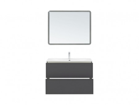 Тумба с Раковиной «Aquanet» Арт 100, Ясень Графит (00329614)