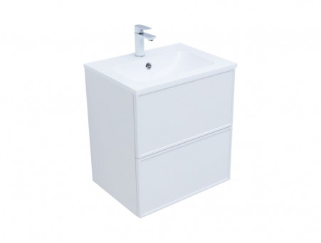 Тумба с Раковиной «Aquanet» Арт 60, Белый Матовый (00313254)