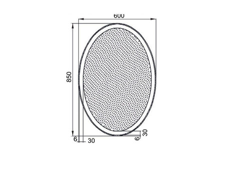 Зеркало «Aquanet» Комо 6085 Led (00196667)