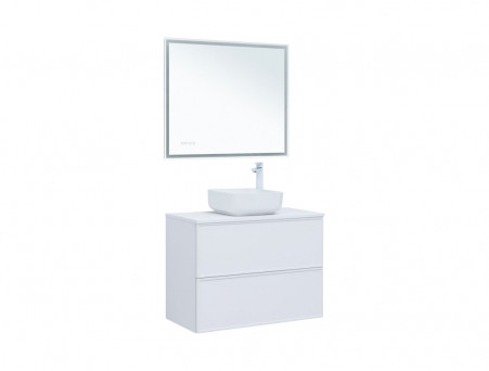 Тумба с Раковиной «Aquanet» Арт 90, Белый Матовый (00313256)