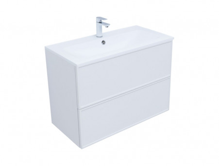 Тумба с Раковиной «Aquanet» Арт 90, Белый Матовый (00313256)