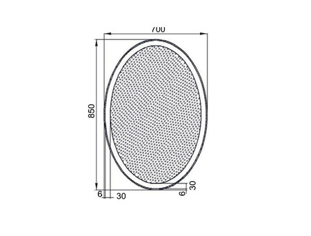 Зеркало «Aquanet» Комо 7085 Led (00196668)