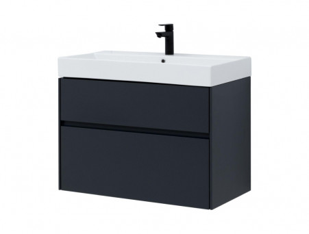 Тумба с Раковиной «Aquanet» Бруклин 85, Антрацит Матовый (00310142)